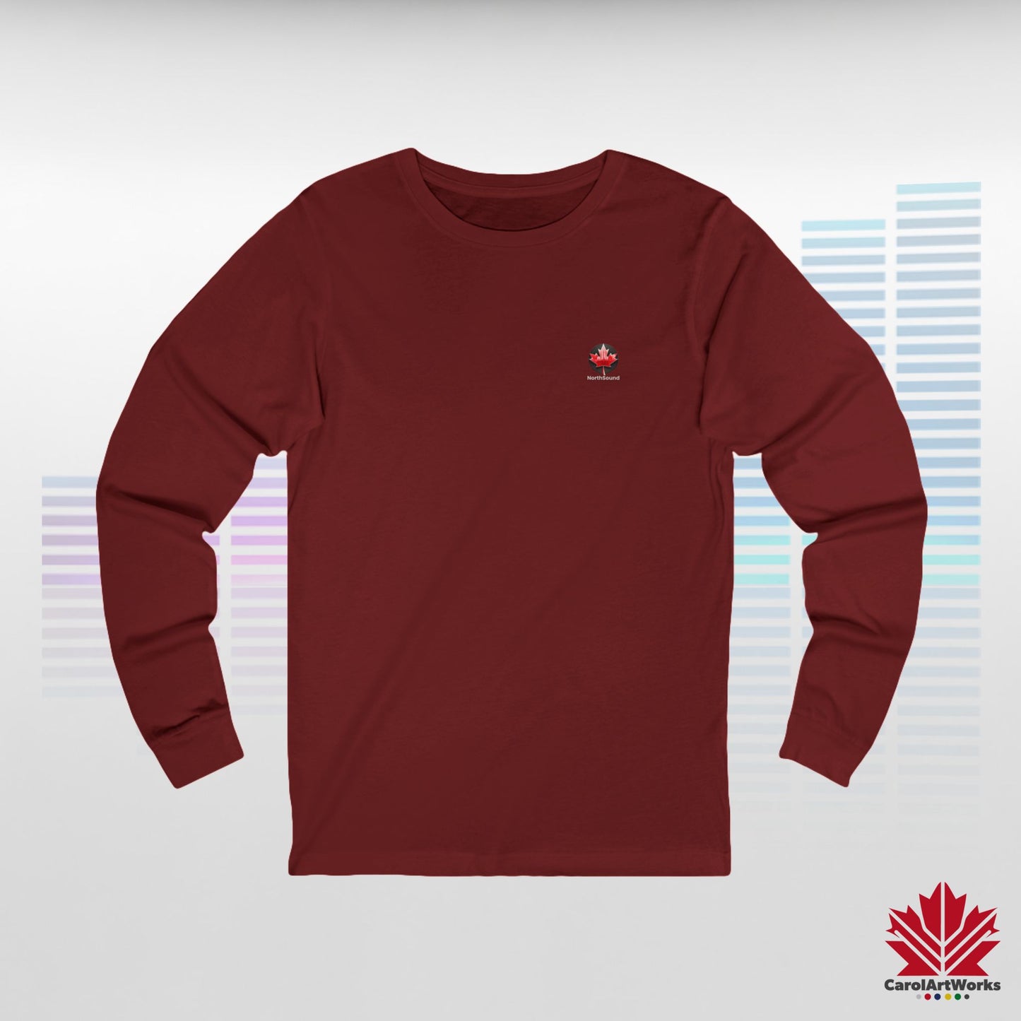 "NorthSound" Unisex Long Sleeve Tee - Long Sleeves, Lasting Tunes