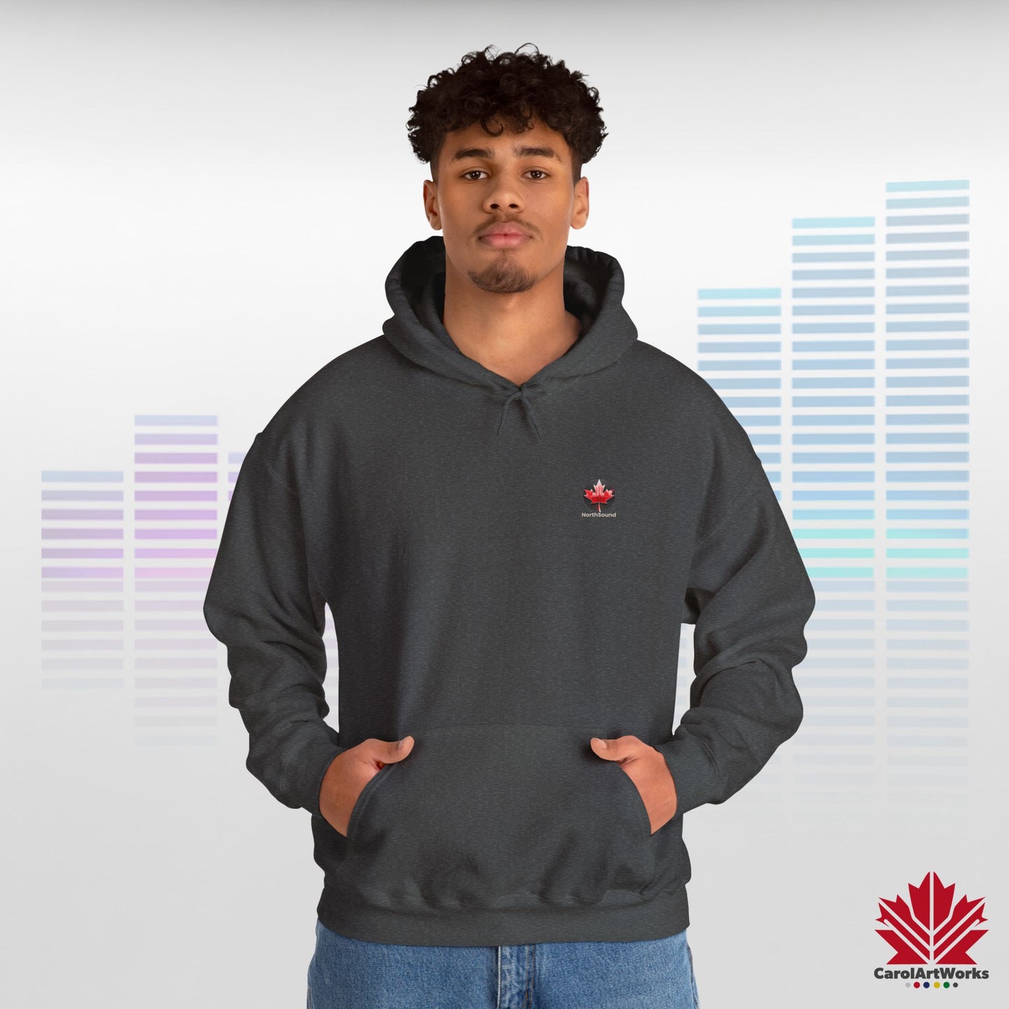 "NorthSound" Unisex Hoodie - The Beat of Canada in Cozy Comfort