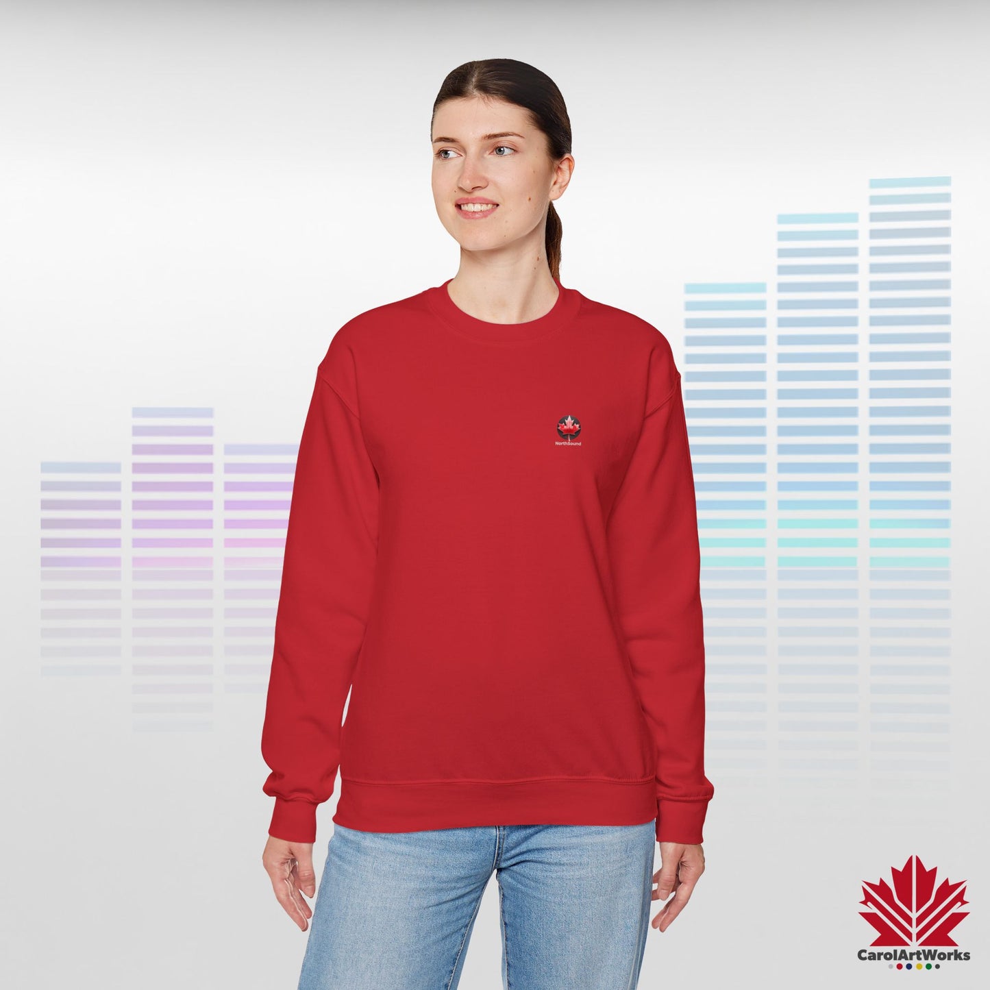 "NorthSound" Unisex Sweatshirt - Cozy Canadian Vibes