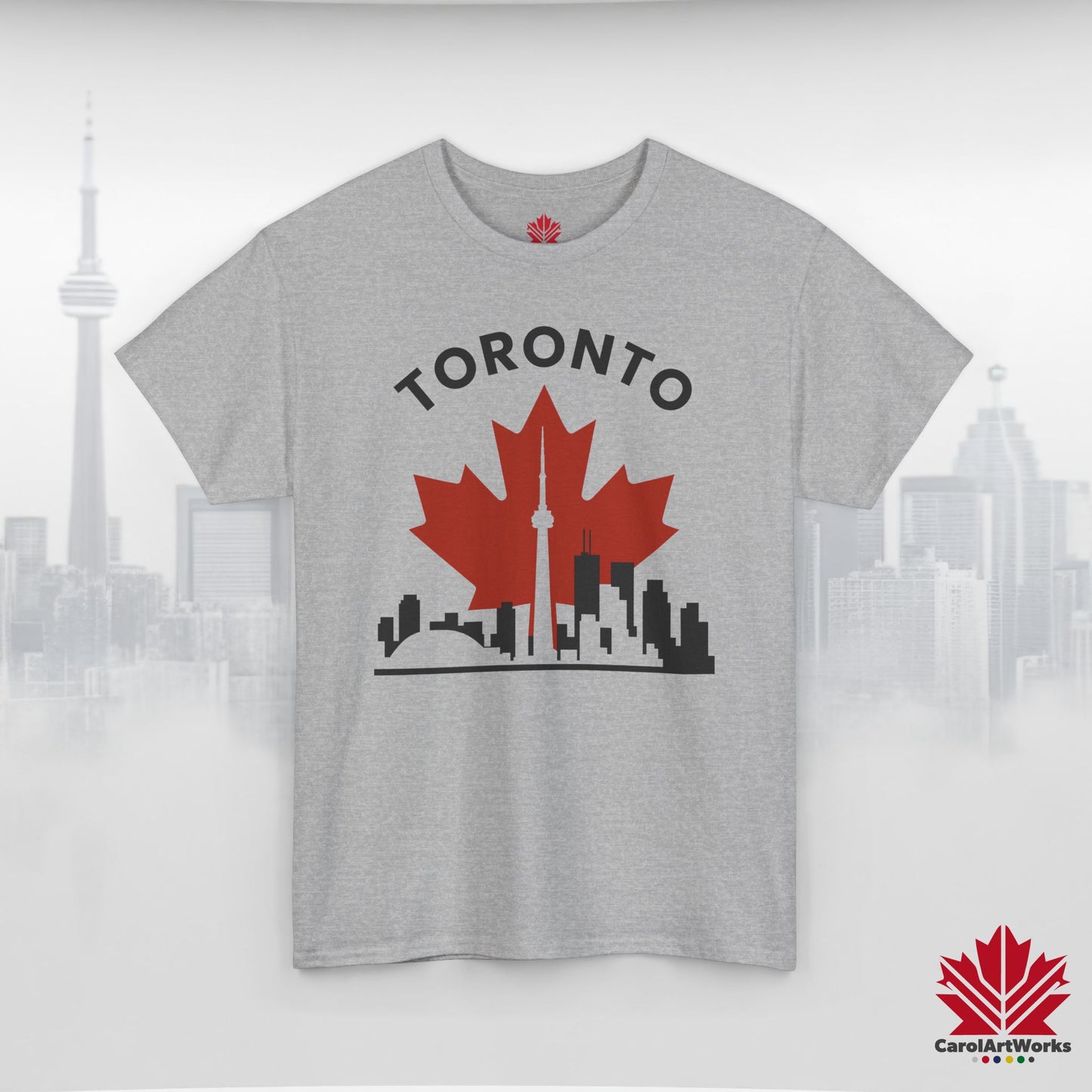 Toronto Leafline Cotton Tee for Urban Pride Vibes