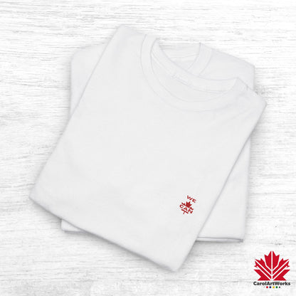 “WE CAN” with Maple Leaf Unisex Cotton Tee – Casual Comfort for Every Occasion
