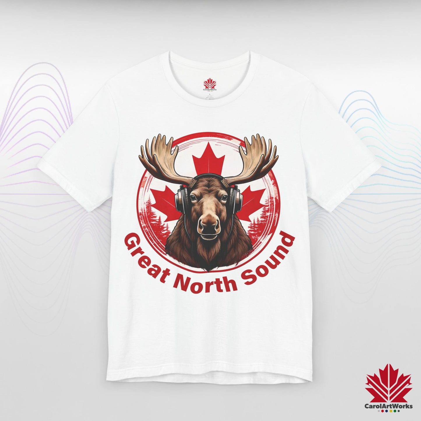 "Great North Sound" True North Sound Unisex Short Sleeve Tee - Maple Beats and Style