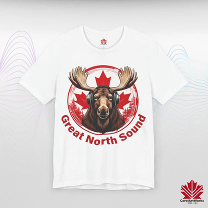 "Great North Sound" True North Sound Unisex Short Sleeve Tee - Maple Beats and Style