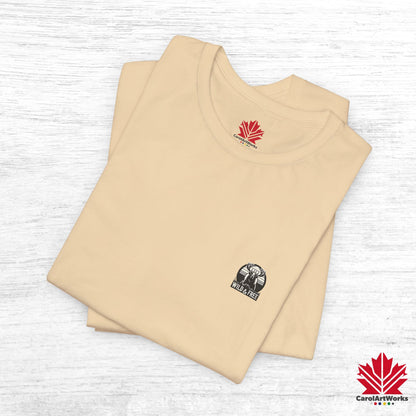 “Wild & Free” Unisex Short Sleeve Tee – Nature Inspired Graphic T-Shirt