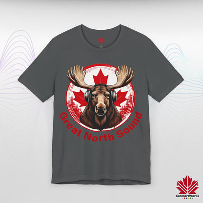 "Great North Sound" True North Sound Unisex Short Sleeve Tee - Maple Beats and Style