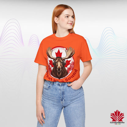 "Great North Sound" True North Sound Unisex Short Sleeve Tee - Maple Beats and Style
