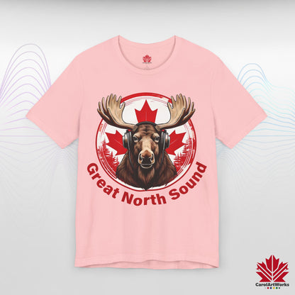 "Great North Sound" True North Sound Unisex Short Sleeve Tee - Maple Beats and Style