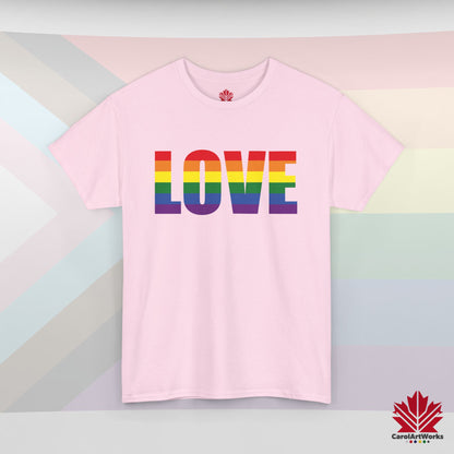 LOVE – Pride Toronto T-Shirt – Classic Comfort – Unisex Fit – Bold Statement