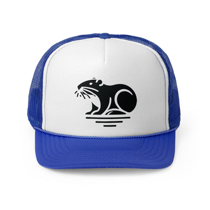 scandinavian minimalistic BEAVER Design Trucker Cap – Perfect for Outdoor Enthusiasts and Nature Lovers