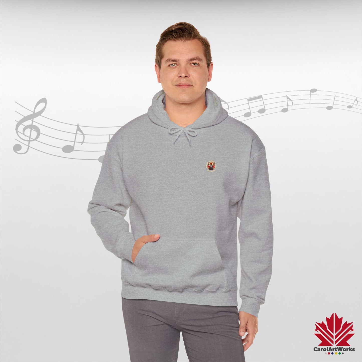“Moose on the Loose Records” Unisex Hoodie – The Beat of Canada in Cozy Comfort