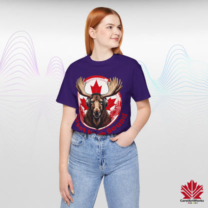 "Great North Sound" True North Sound Unisex Short Sleeve Tee - Maple Beats and Style