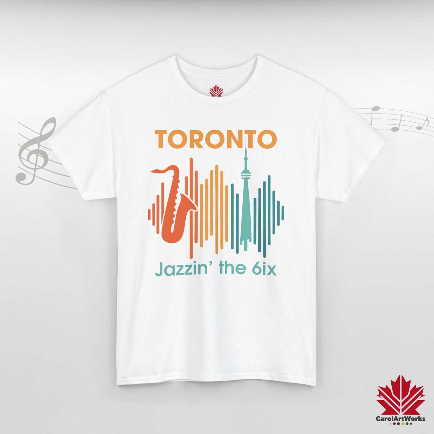 Toronto Jazzin’ the 6ix – Urban Cotton Tee with Rhythm & Flow