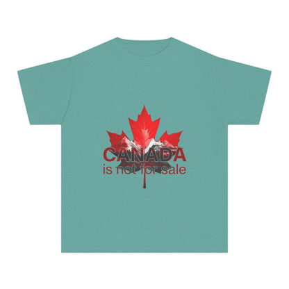 Kanada ist nicht zu verkaufen – T-Shirt mit Statement für Kinder – Eine starke Botschaft für kleine Patrioten