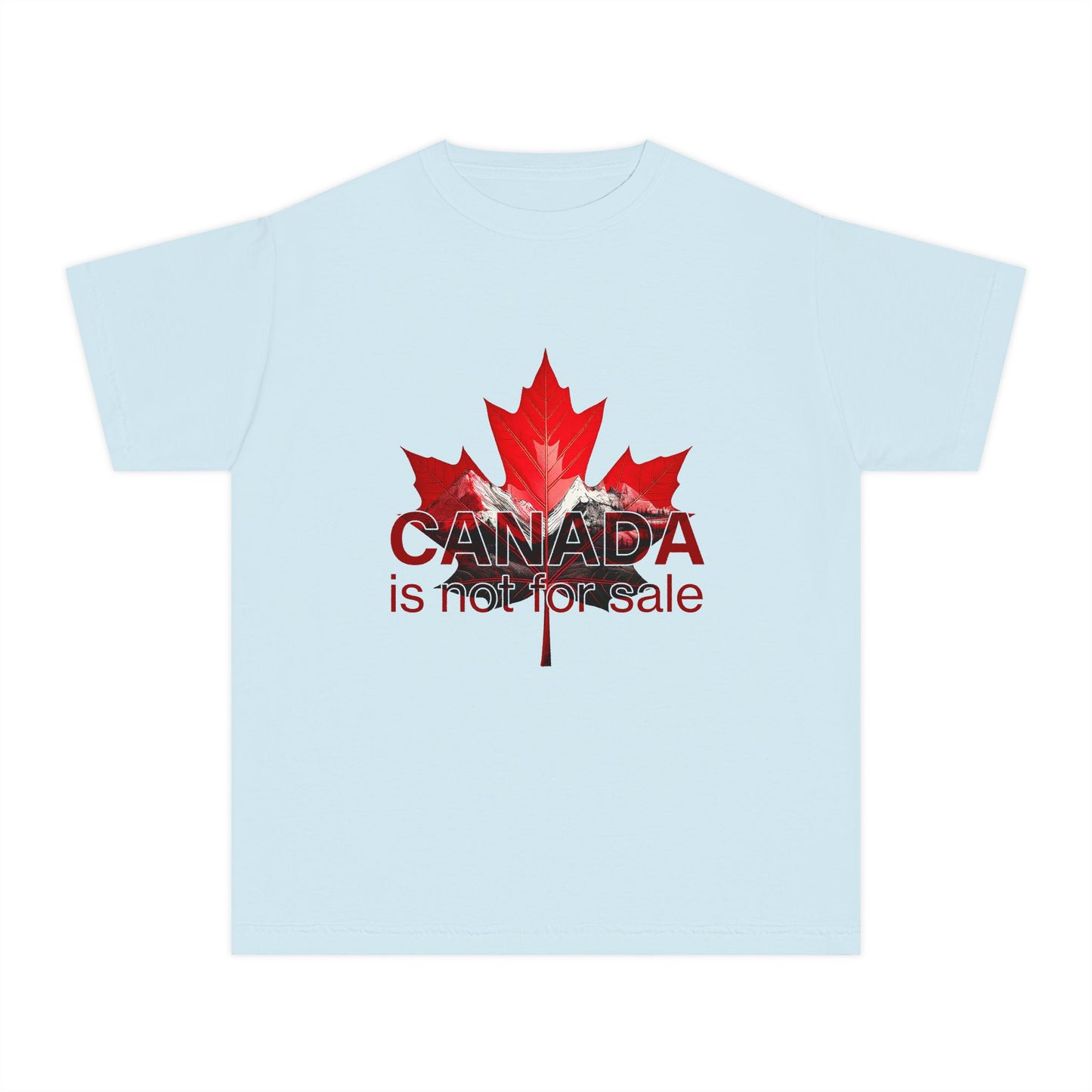 Kanada ist nicht zu verkaufen – T-Shirt mit Statement für Kinder – Eine starke Botschaft für kleine Patrioten