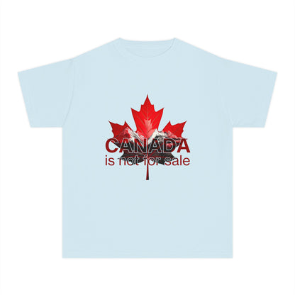 Kanada ist nicht zu verkaufen – T-Shirt mit Statement für Kinder – Eine starke Botschaft für kleine Patrioten