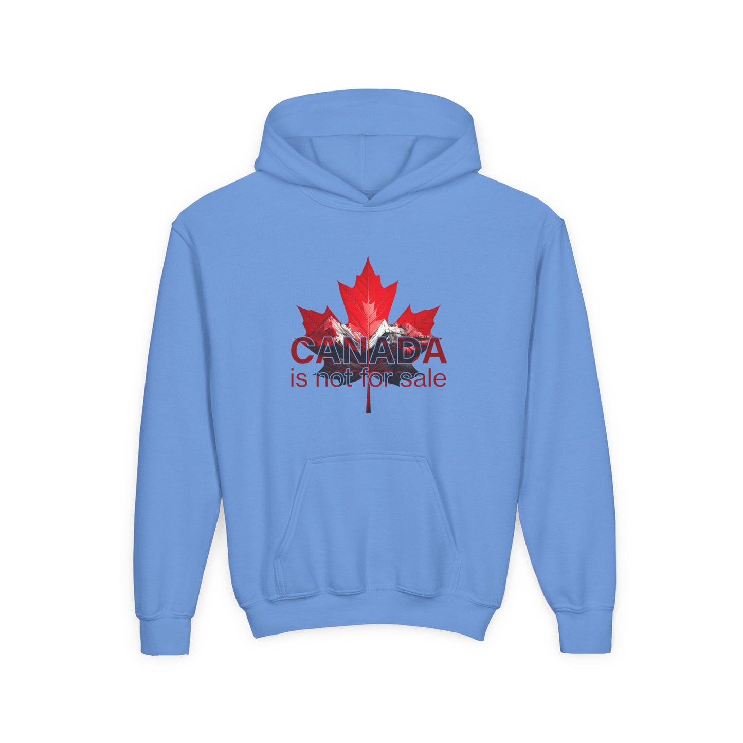 Canada Is Not For Sale Kids Statement Hoodie – Cozy Warmth, Loud Canadian Pride