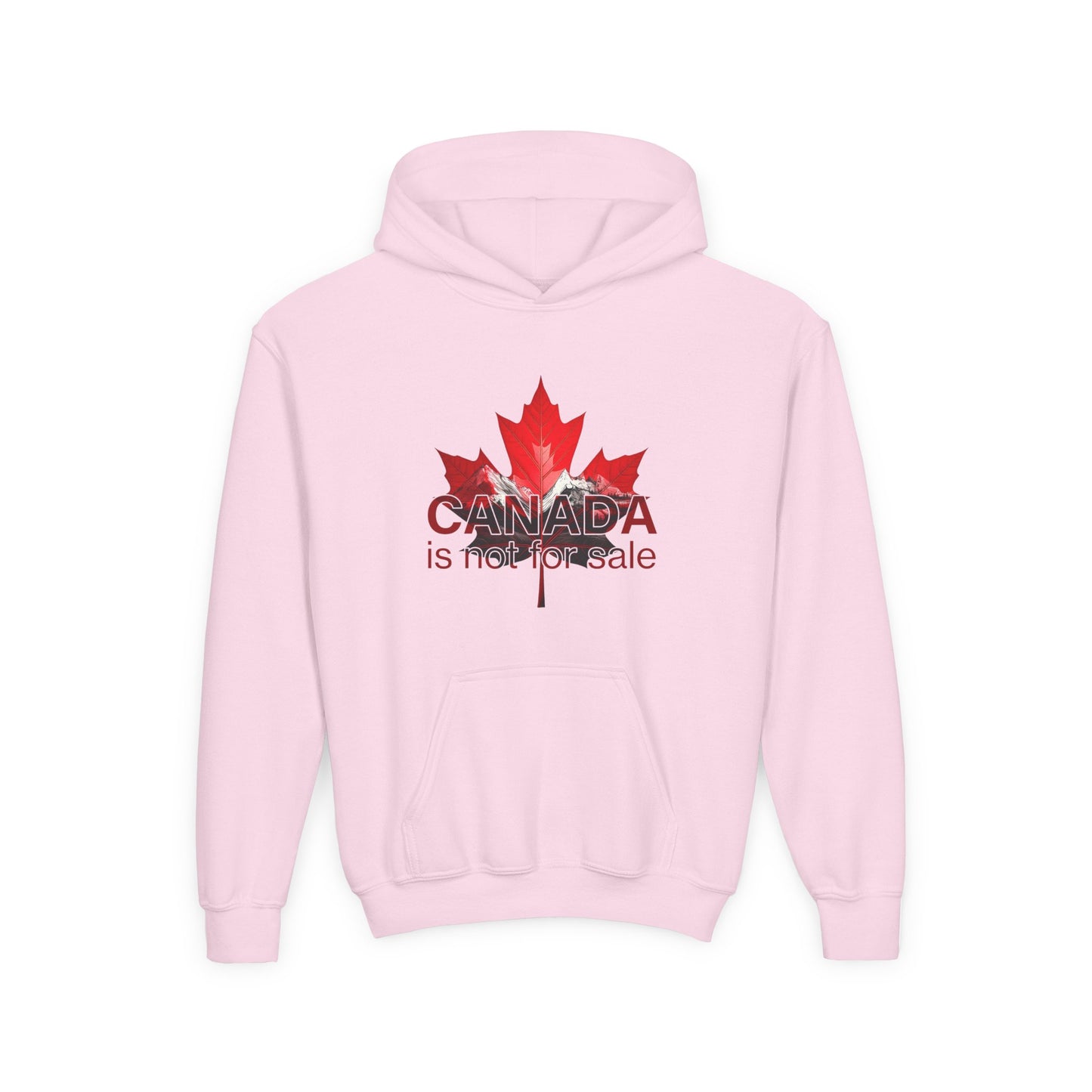 Canada Is Not For Sale Kids Statement Hoodie – Cozy Warmth, Loud Canadian Pride
