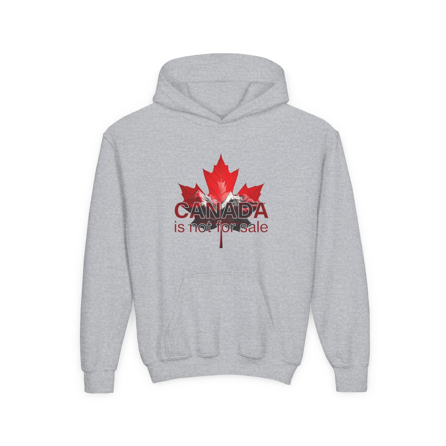 Canada Is Not For Sale Kids Statement Hoodie – Cozy Warmth, Loud Canadian Pride