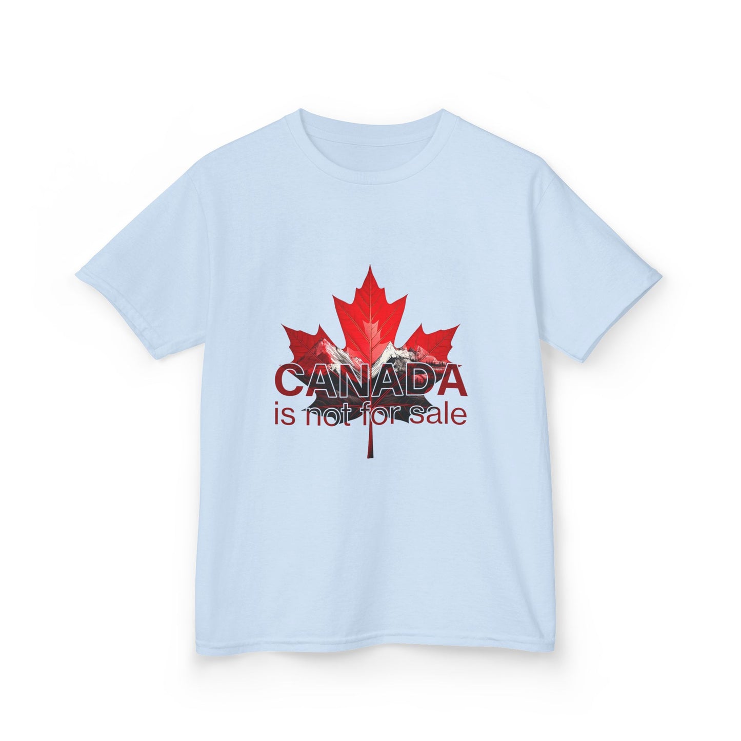 Kanada ist nicht zu verkaufen – Statement-T-Shirt für Kinder – Auffälliger Aufdruck, stolze kleine Kanadier