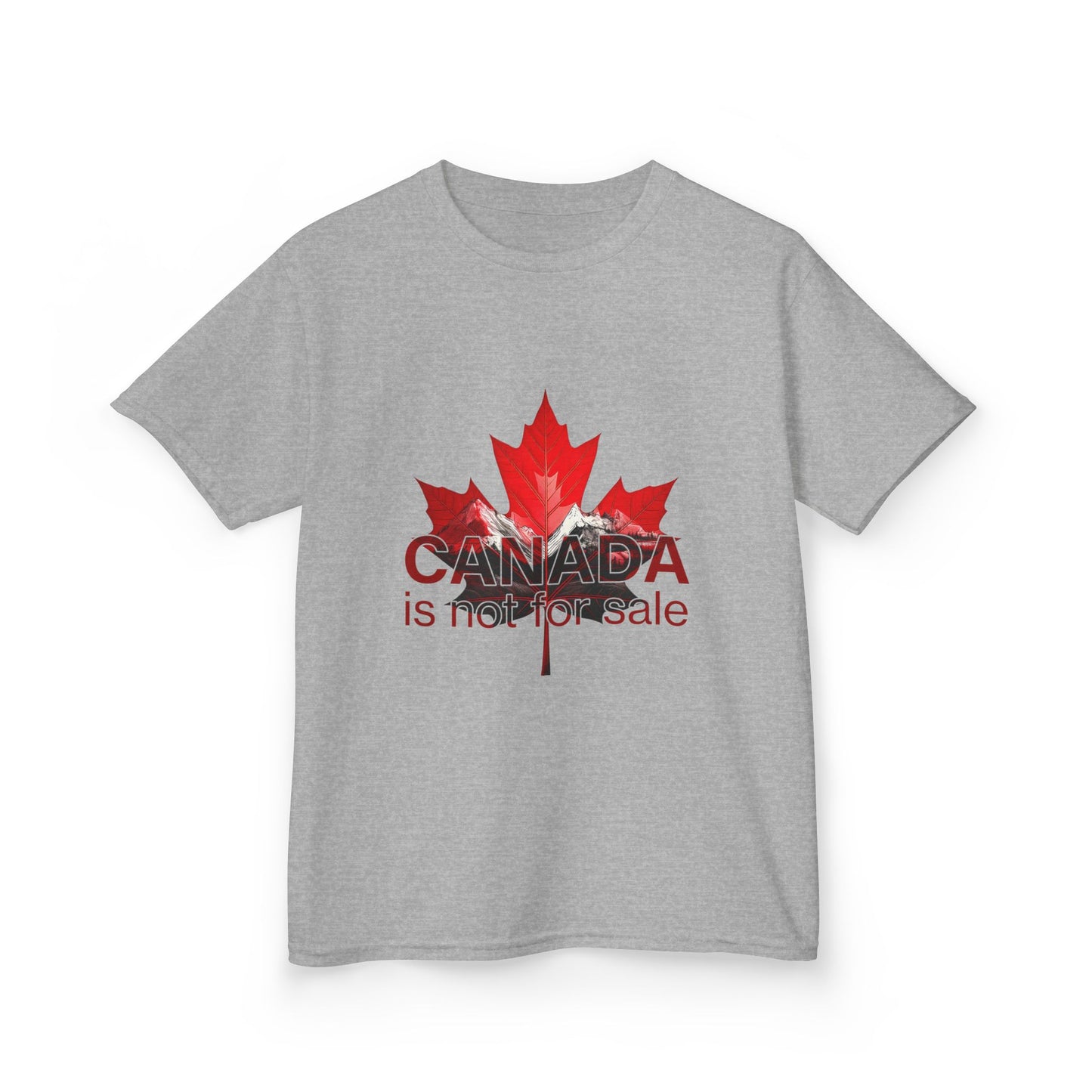 Kanada ist nicht zu verkaufen – Statement-T-Shirt für Kinder – Auffälliger Aufdruck, stolze kleine Kanadier