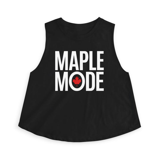 “Maple Mode” Cropped Tank - Trendy Maple Streetwear Look