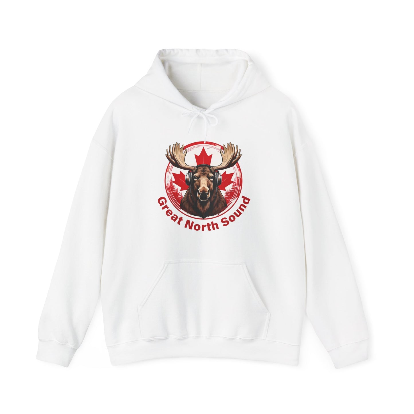 Great North Sound Hoodie – Everyday Warmth, Vinyl‑Inspired Canadian Pride