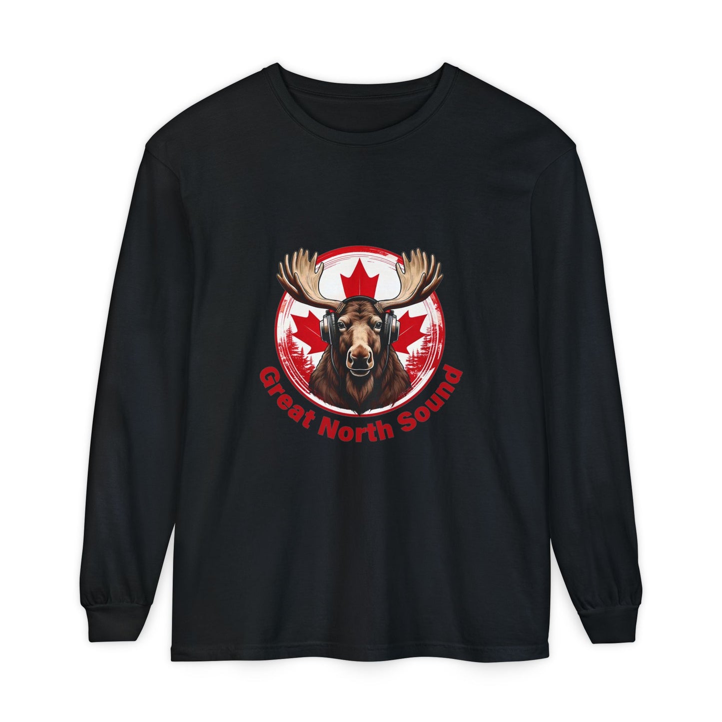 Great North Sound Longsleeve – Relaxed Fit, Canadian Vinyl Vibes