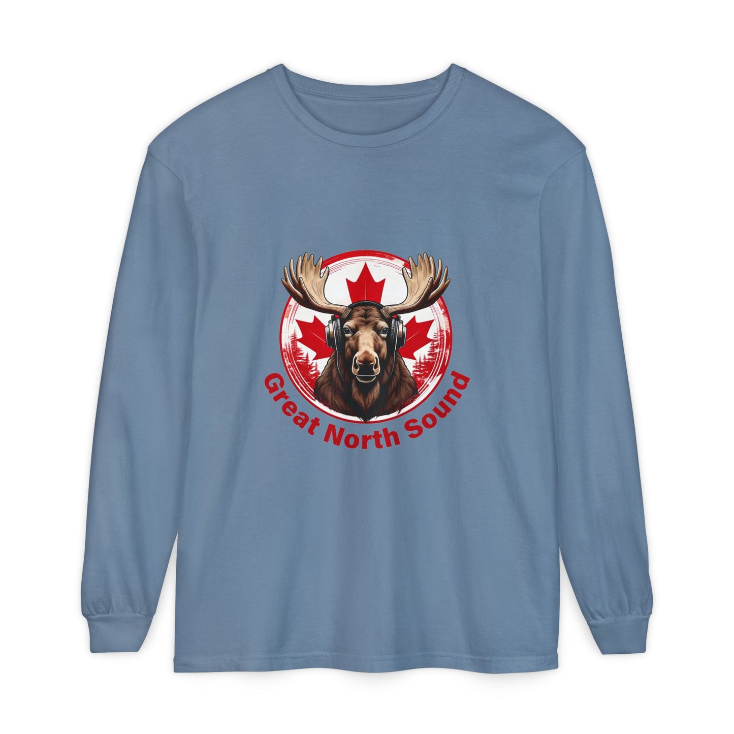 Great North Sound Longsleeve – Relaxed Fit, Canadian Vinyl Vibes