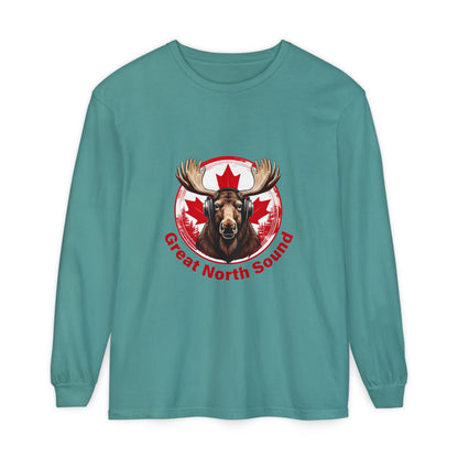 Great North Sound Longsleeve – Relaxed Fit, Canadian Vinyl Vibes