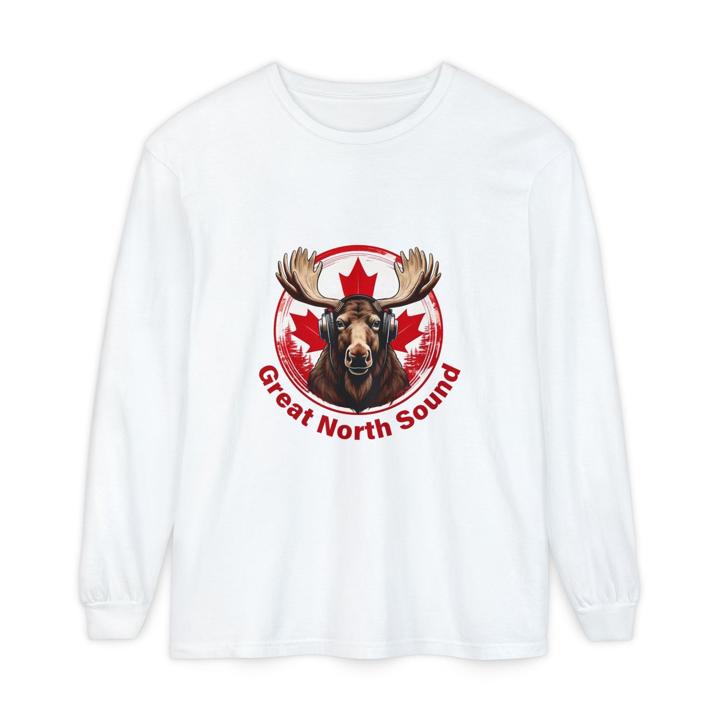 Great North Sound Longsleeve – Relaxed Fit, Canadian Vinyl Vibes