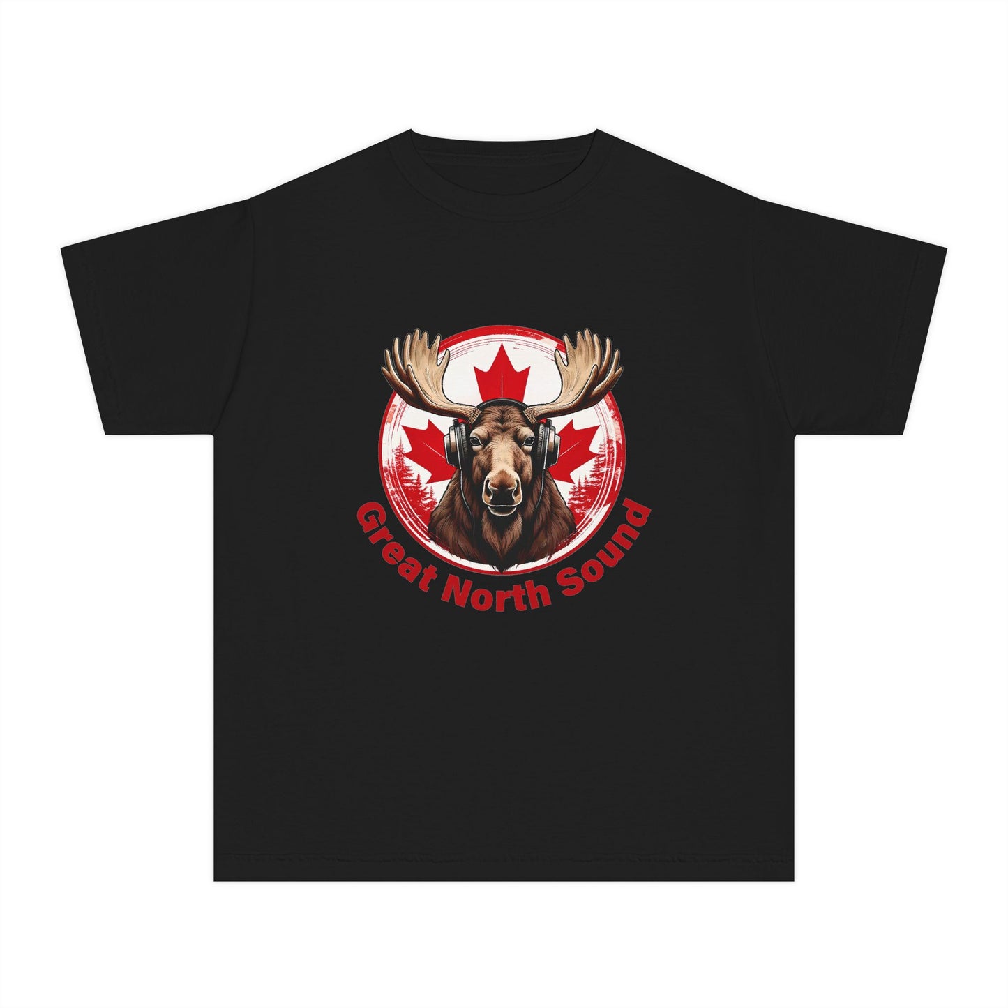 Great North Sound Kids Premium Tee – Fun Print, Proud Canadian Beat