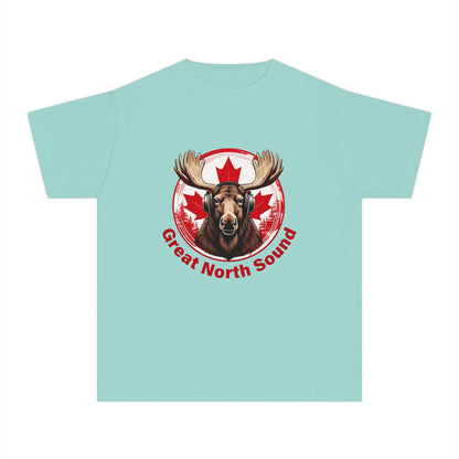 Great North Sound Kids Premium Tee – Fun Print, Proud Canadian Beat