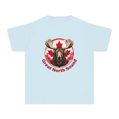 Great North Sound Kids Premium Tee – Fun Print, Proud Canadian Beat