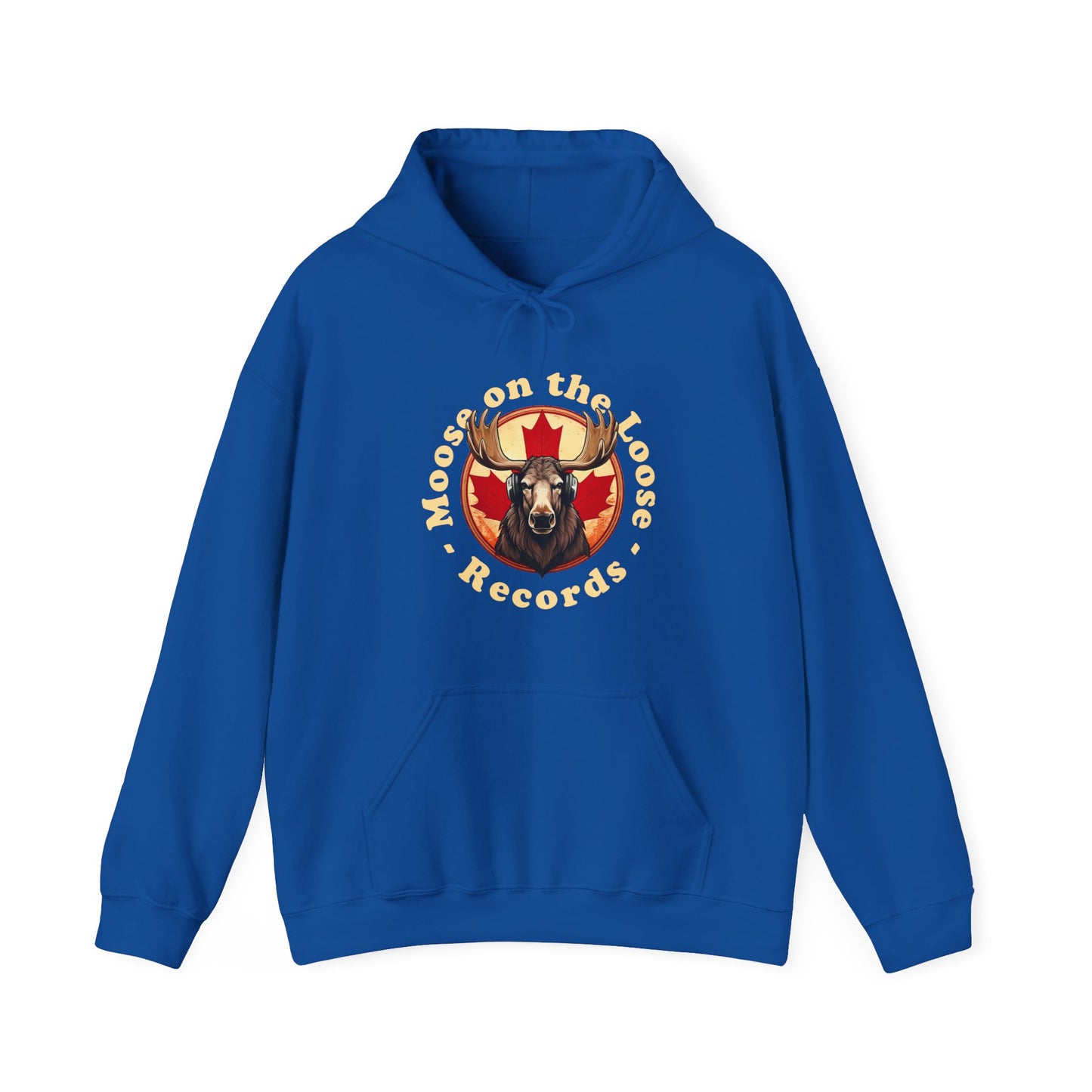 Moose on the Loose Records Hoodie – Everyday Warmth, Retro Canadian Soundtrack