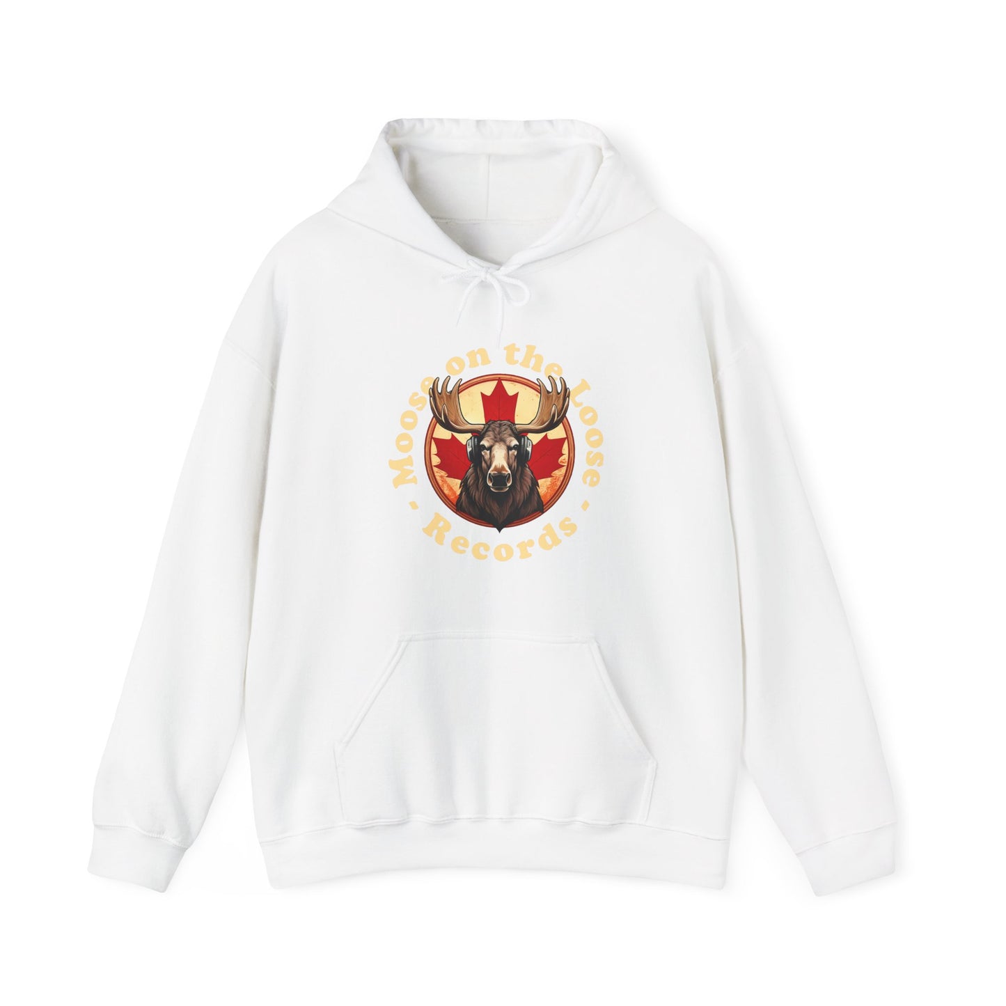 Moose on the Loose Records Hoodie – Everyday Warmth, Retro Canadian Soundtrack