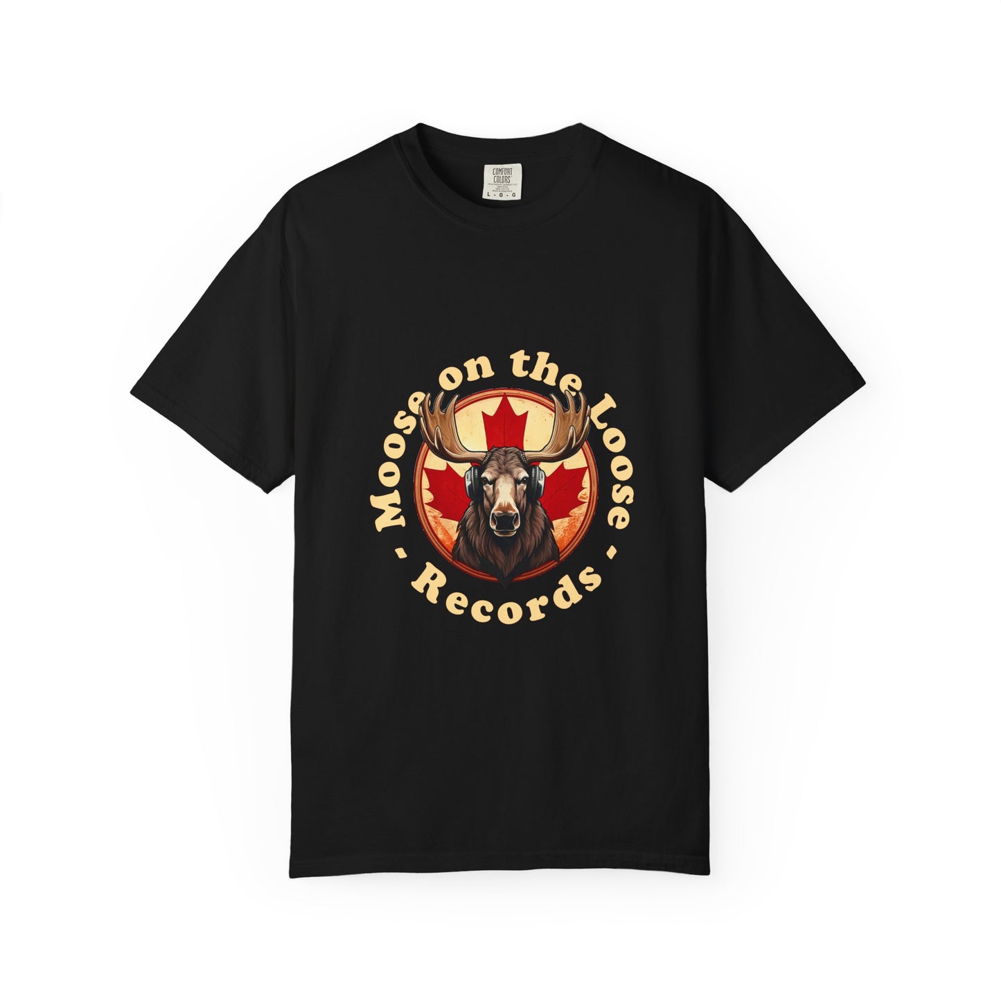 Moose on the Loose Records Premium Tee – Soft Texture, Loud Northern Groove