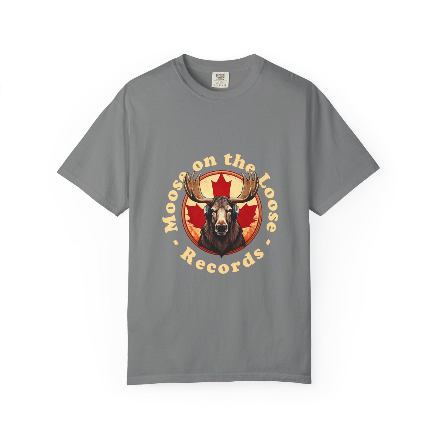 Moose on the Loose Records Premium Tee – Soft Texture, Loud Northern Groove