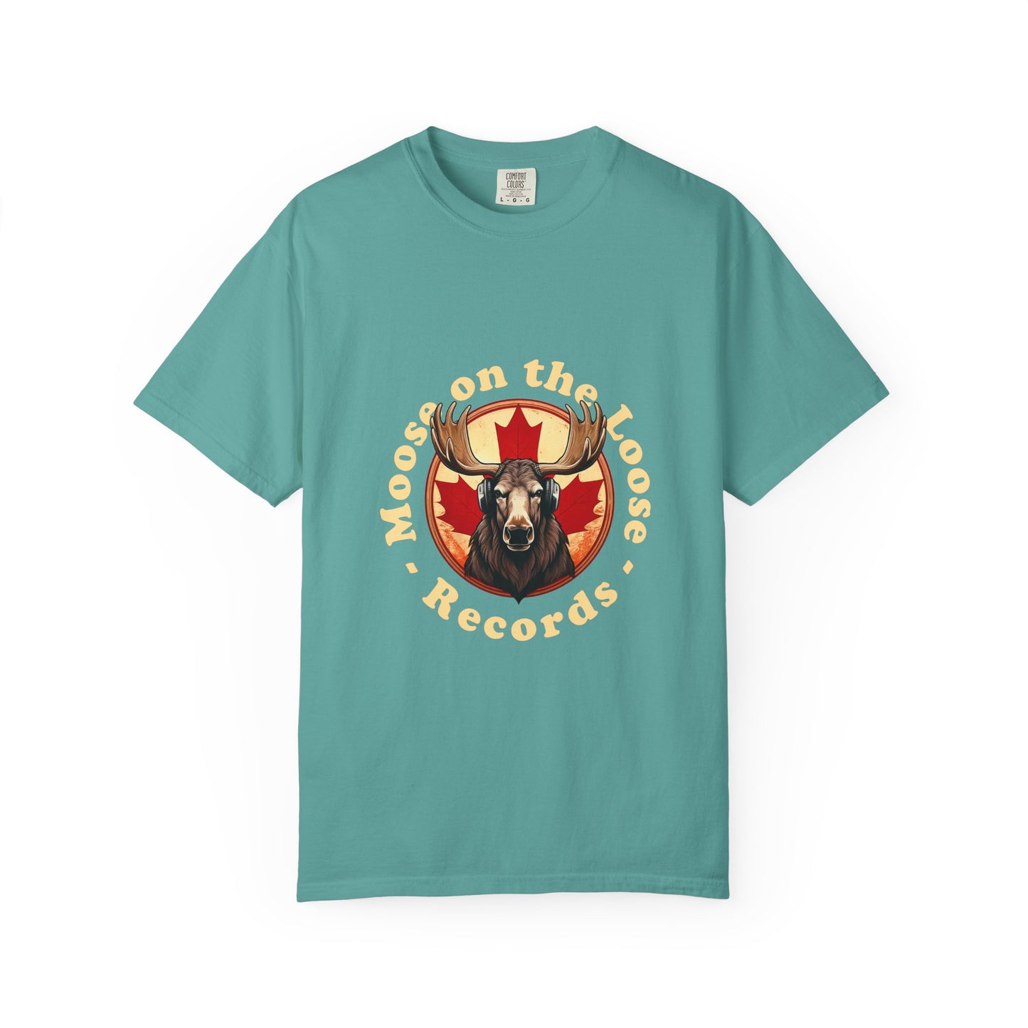 Moose on the Loose Records Premium Tee – Soft Texture, Loud Northern Groove