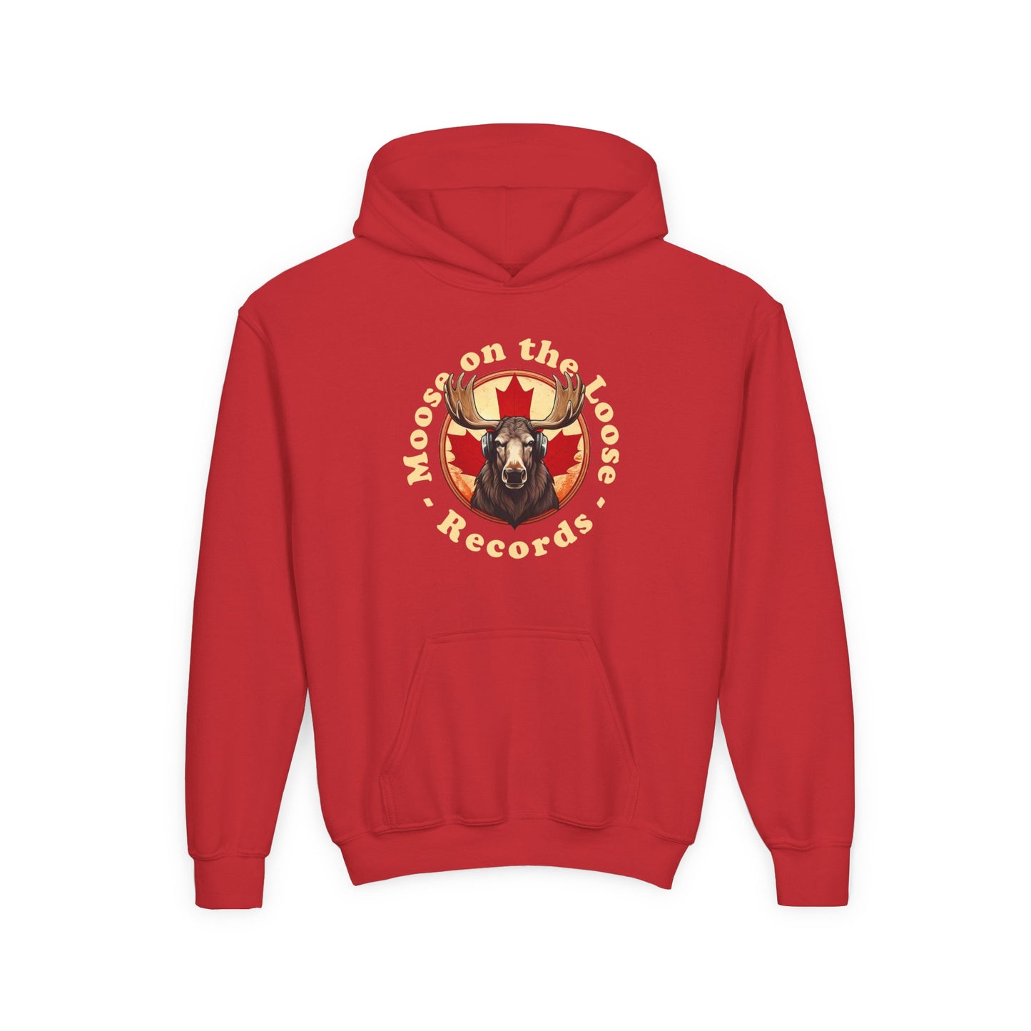 Moose on the Loose Records Kids Hoodie – Cozy Warmth, Northern Music Vibes
