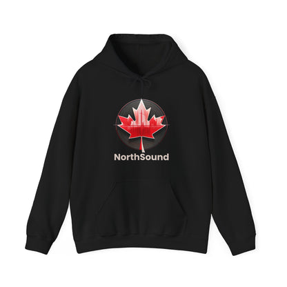 NorthSound Hoodie – Everyday Warmth, Vinyl‑Inspired Canadian Pride