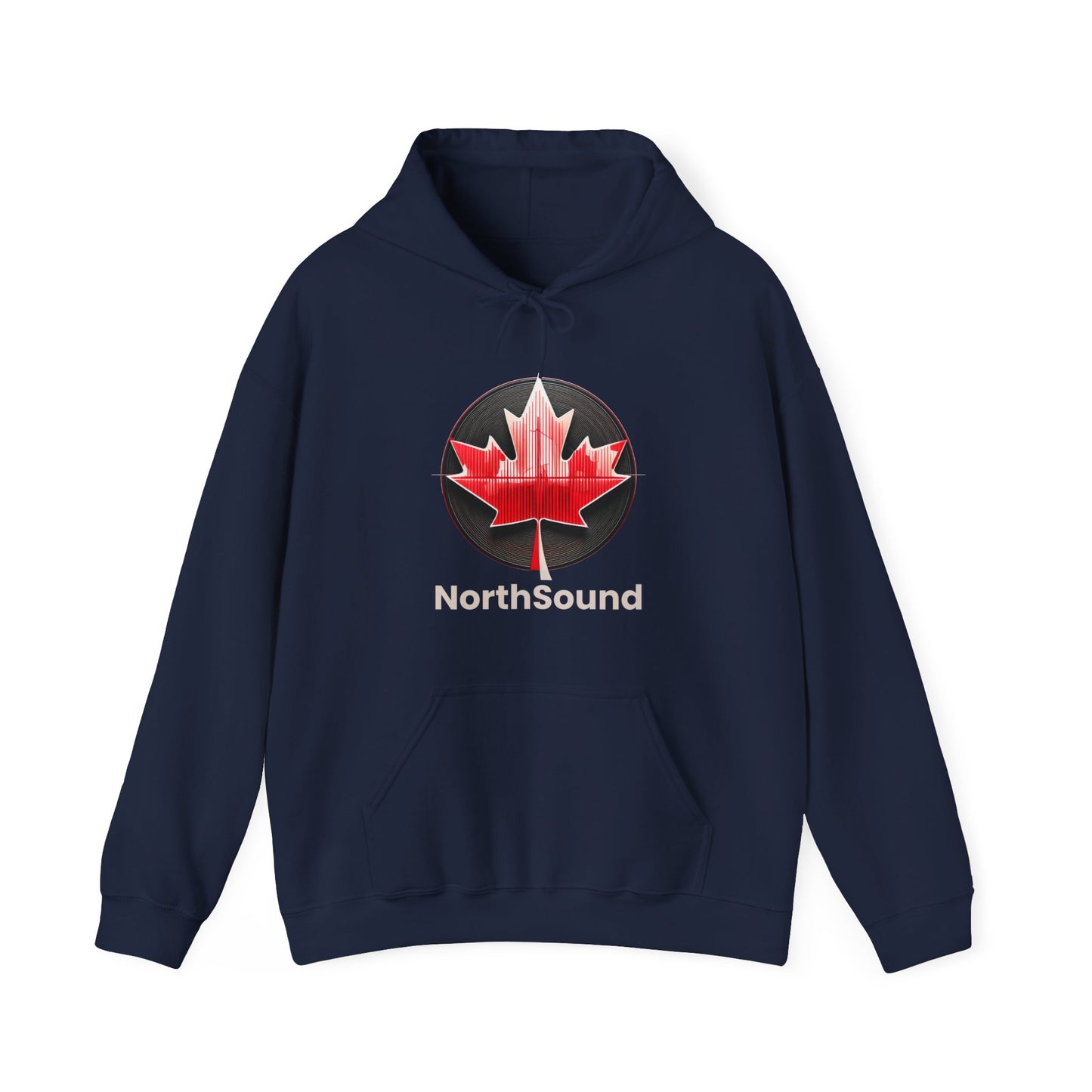NorthSound Hoodie – Everyday Warmth, Vinyl‑Inspired Canadian Pride