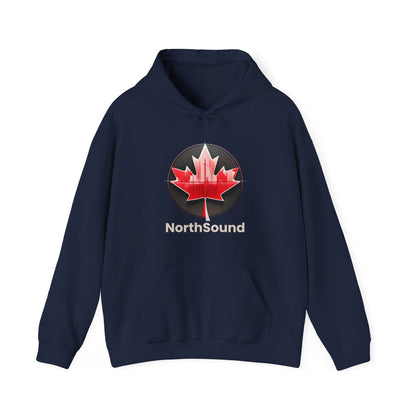 NorthSound Hoodie – Everyday Warmth, Vinyl‑Inspired Canadian Pride