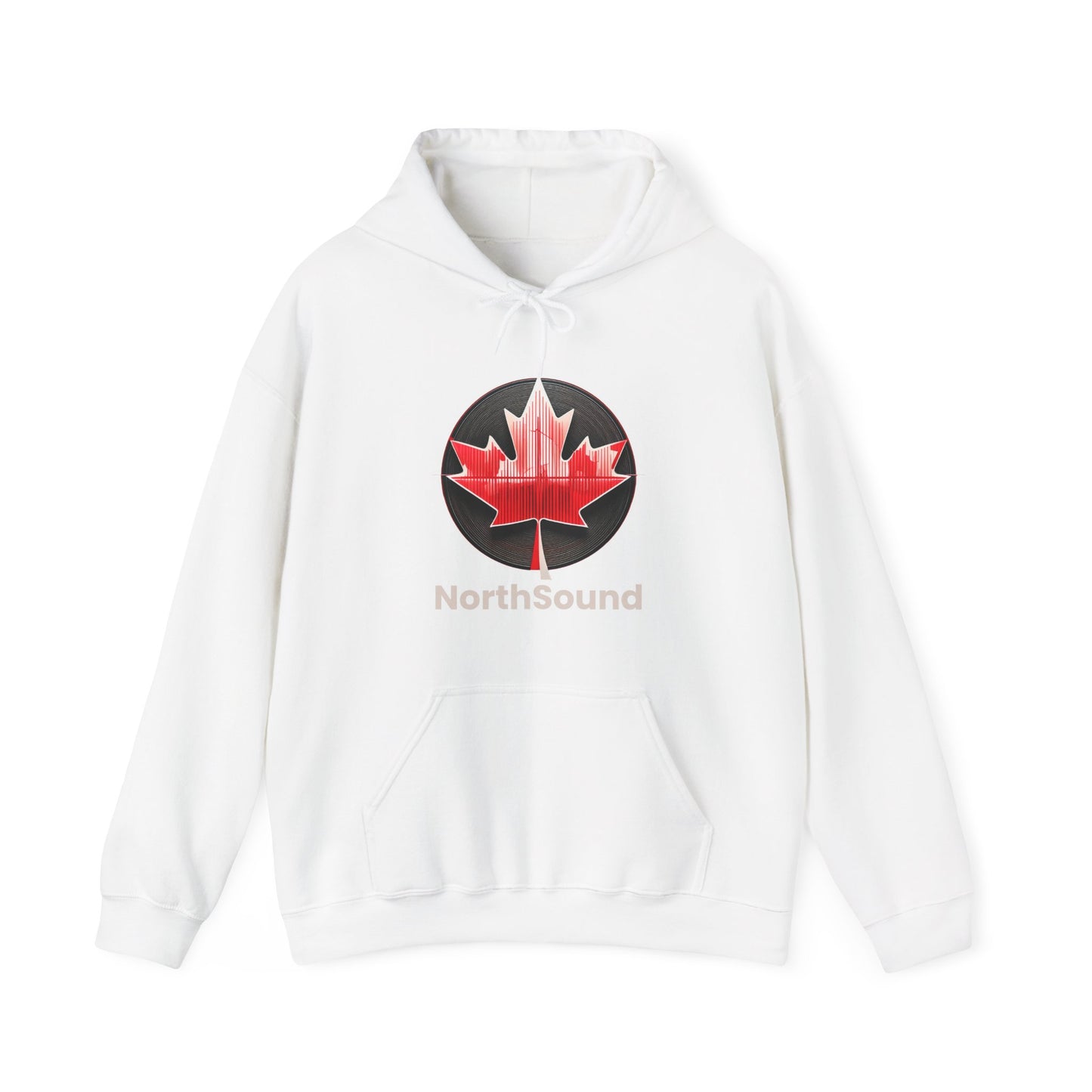 NorthSound Hoodie – Everyday Warmth, Vinyl‑Inspired Canadian Pride