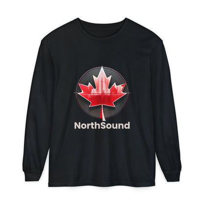 NorthSound Longsleeve – Relaxed Fit, Vinyl‑Inspired Canadian Vibes