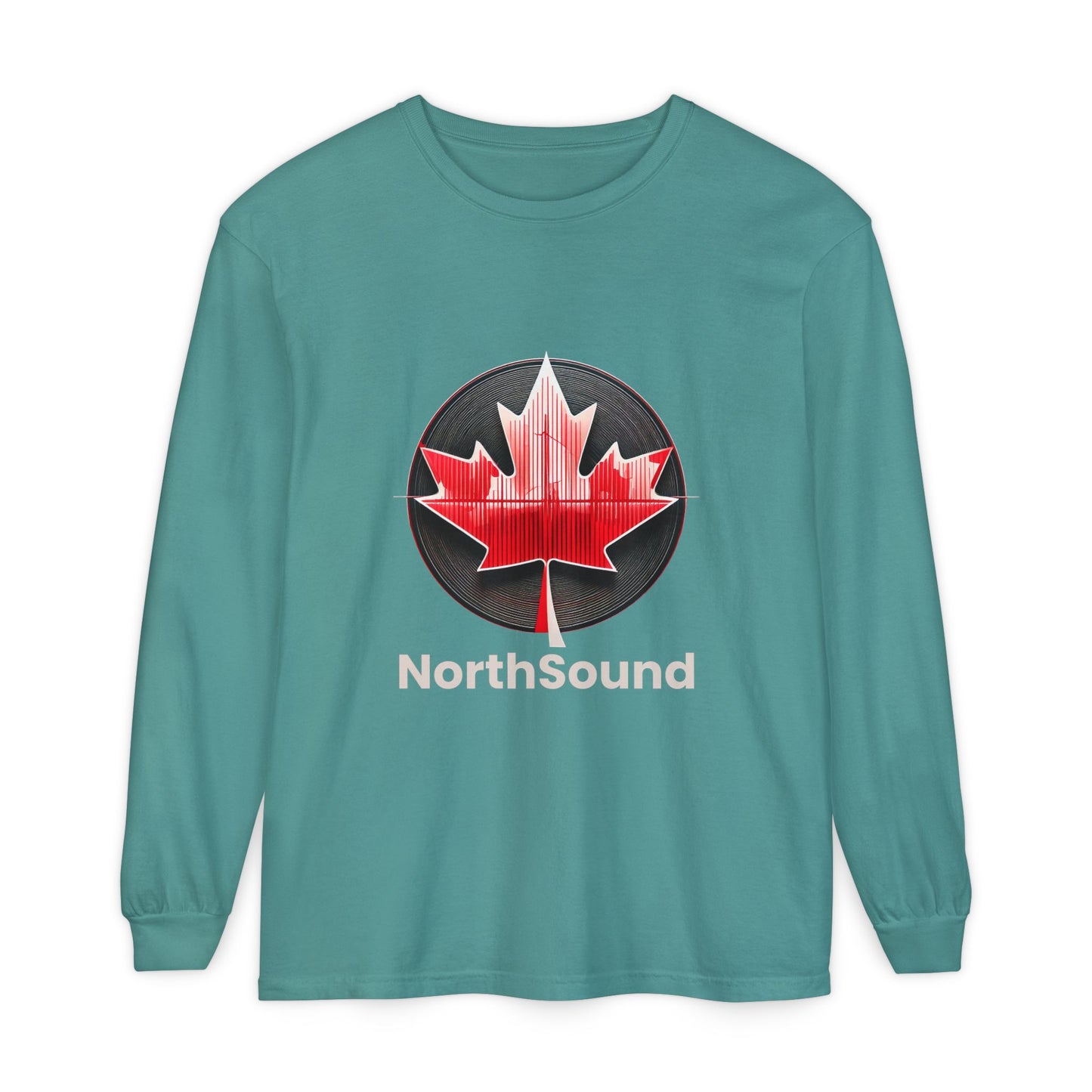 NorthSound Longsleeve – Relaxed Fit, Vinyl‑Inspired Canadian Vibes