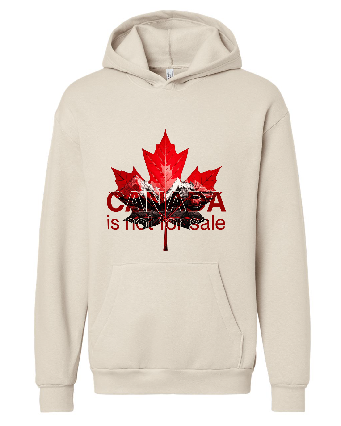 „Kanada ist nicht zu verkaufen“-Hoodie – Kuschelige Lagen, laute Souveränität