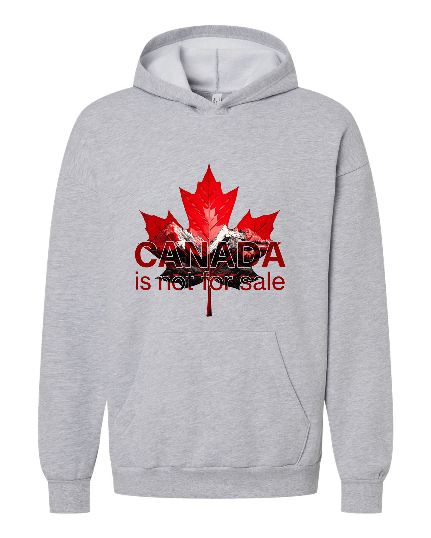 „Kanada ist nicht zu verkaufen“-Hoodie – Kuschelige Lagen, laute Souveränität