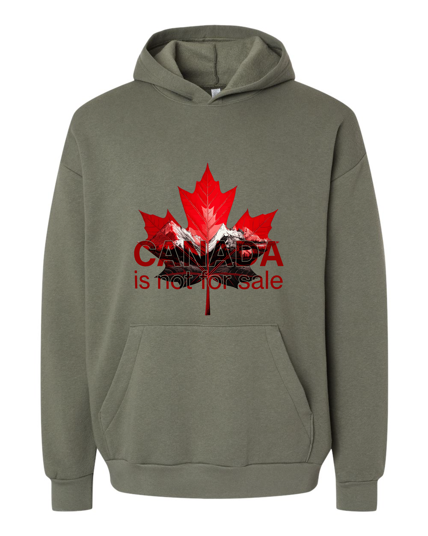 „Kanada ist nicht zu verkaufen“-Hoodie – Kuschelige Lagen, laute Souveränität