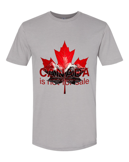Canada Is Not For Sale Statement Tee – Everyday Power, National Integrity