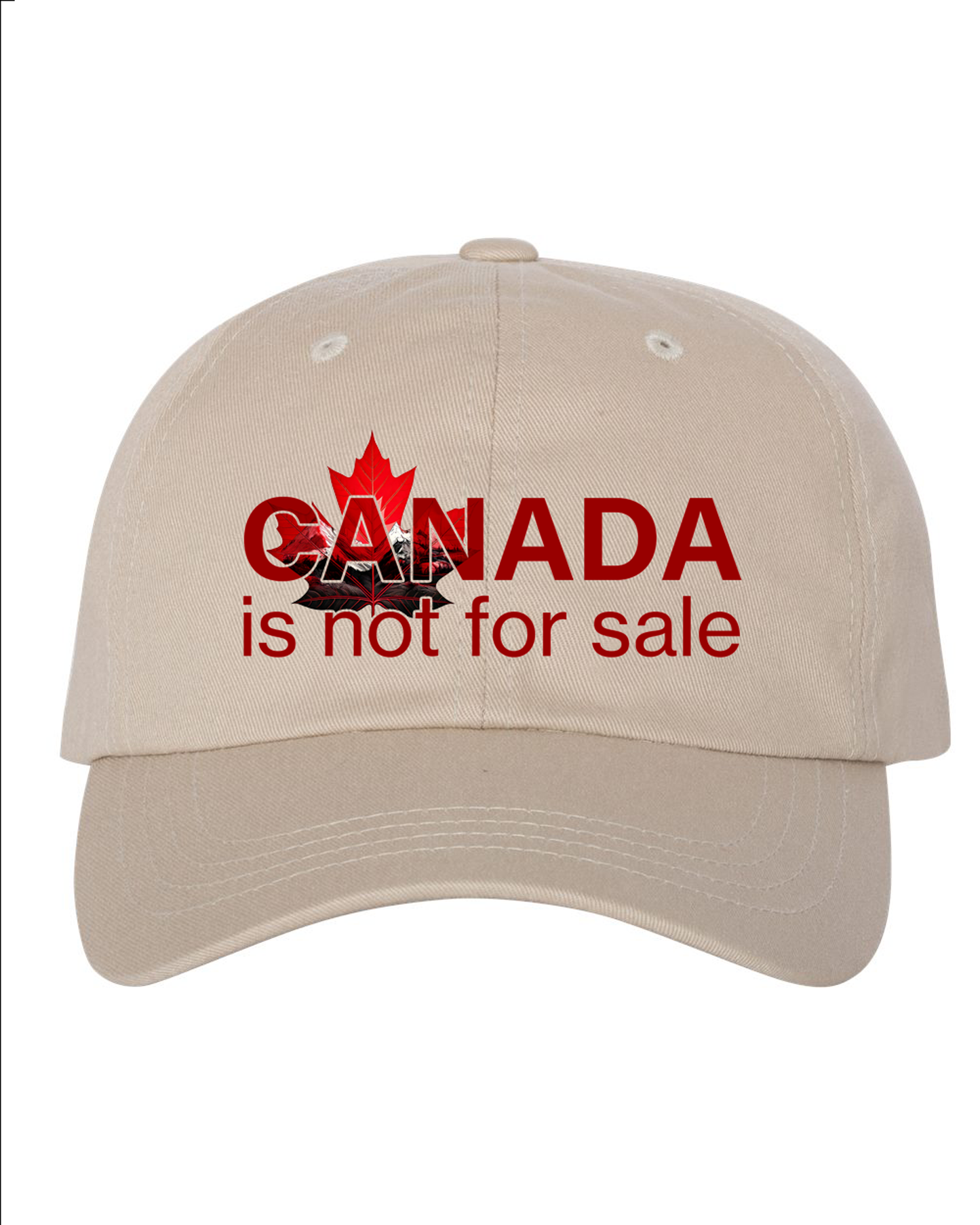 Canada Is Not For Sale Dad Cap – Clean Look, Sovereign Message